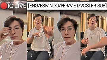 [ENG/ESP/INDO/PER/VIET SUB] Lee Donghae "Singing Gloomy, Peaches, Sunrise" Instagram LIVE - 210331