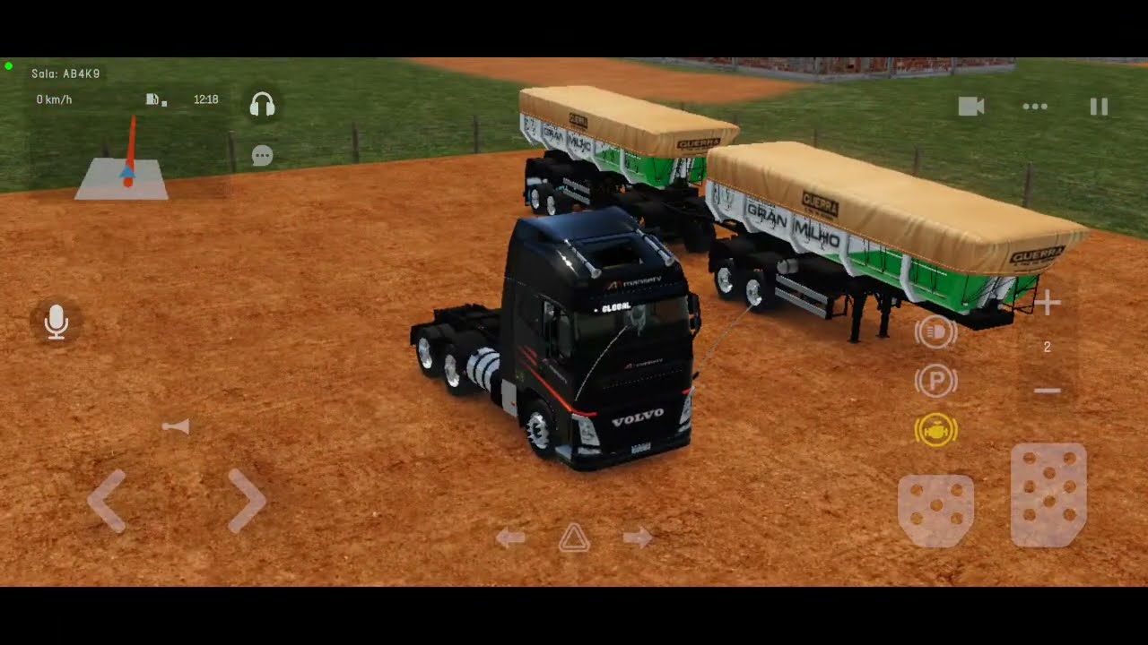 global truck Carreta bitrei so pressão?