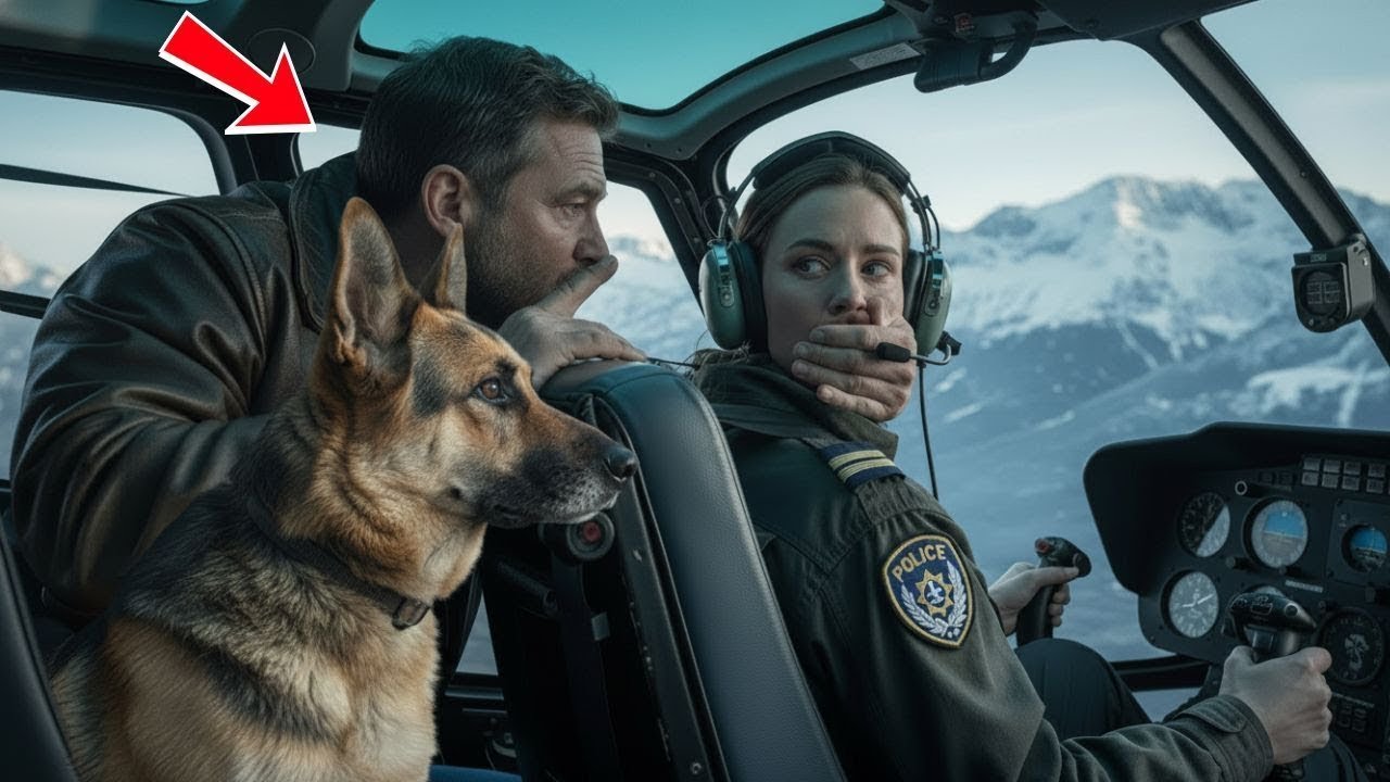 Un veterano detuvo a un piloto policial en pleno vuelo — lo que oyó en el bosque fue aterrador
