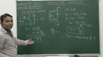 Unit 1 Transistor Biasing || Lec-13 Fixed Bias Biasing || GATE ESE PSUs Semester(4th) || By CP Sir