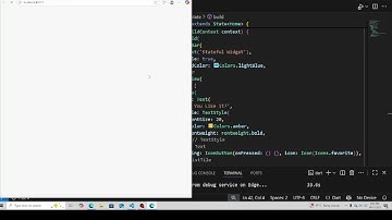 Flutter Lesson 7: Stateful Widgets using favorite icon, TextFormFields, OutlinedButton, TextButton