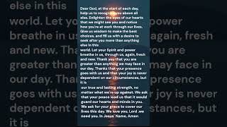 Prayer to start your day #shorts #prayer #devotional #motivational #dailyprayer