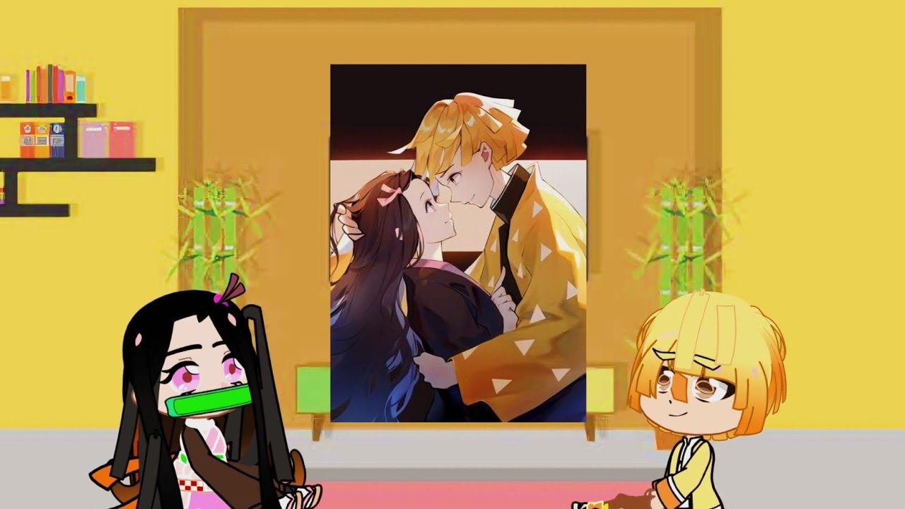 Nezuko  x zenitsu react ZenNez❤️‍🔥💕