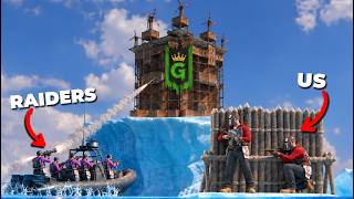 They Raided Us on FORCE WIPE... So We Built an OP ICEBERG FORTRESS - Rust
