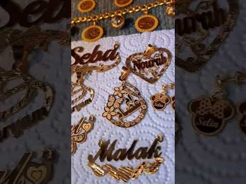 شاهدوا أجمل 15 موديل سلسلة ذهب باسمك أنت اسمك موجود اسمك ذهب اكسبلور Shorts