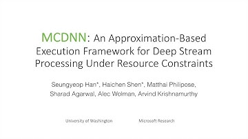 MCDNN (MobiSys 2016)