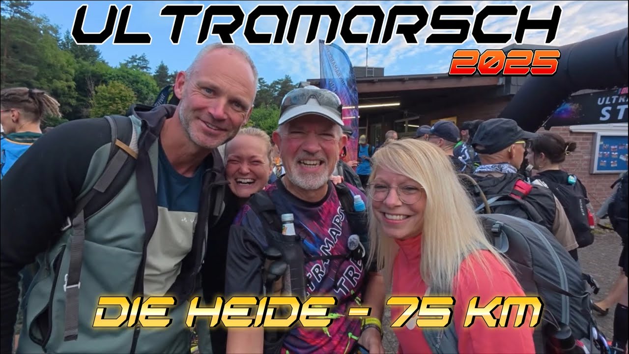 ULTRAMARSCH Die Heide 2025, 75km statt 120km Extremwandern in wunderbarer Landschaft #extremesports