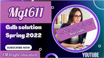 Mgt611 ||Gdb solution Spring 2022|| 💯% correct solution.