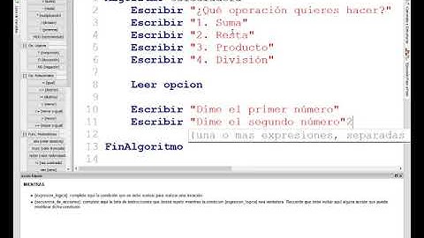 Calculadora simple PSEINT TIC 1 Bachillerato IES Monterroso