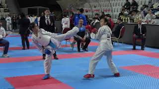 Azra Karavar 11 Yaş Kumi̇te 35 Kg Murat Eşsi̇z Yildizlar Karate Turnuvasi3.Tur 06.01.2024