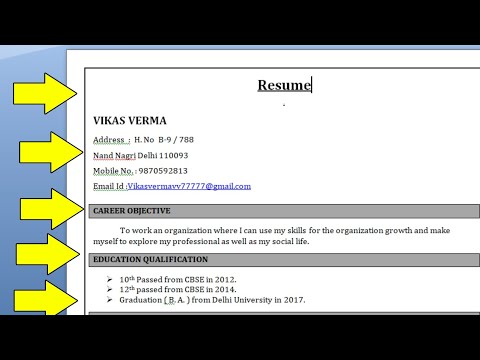 Resume Me Border