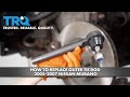 How to Replace Outer Tie Rod 2005-07 Nissan Murano