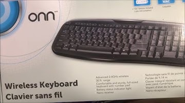 Onn Wireless Pc And Mac Computer Keyboard Review