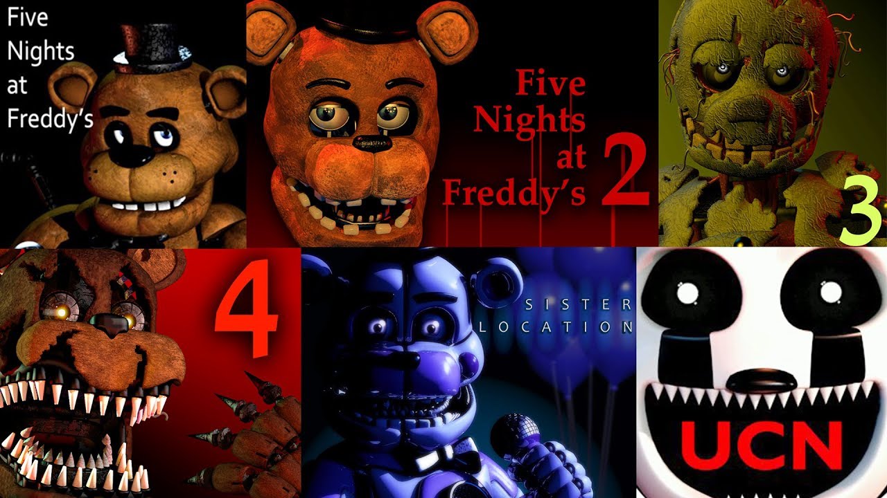 Five Nights at Freddy's games - FNAF 1,2,3,4,5,6, Sister Location