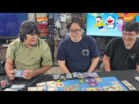 Doraemon card pack opening