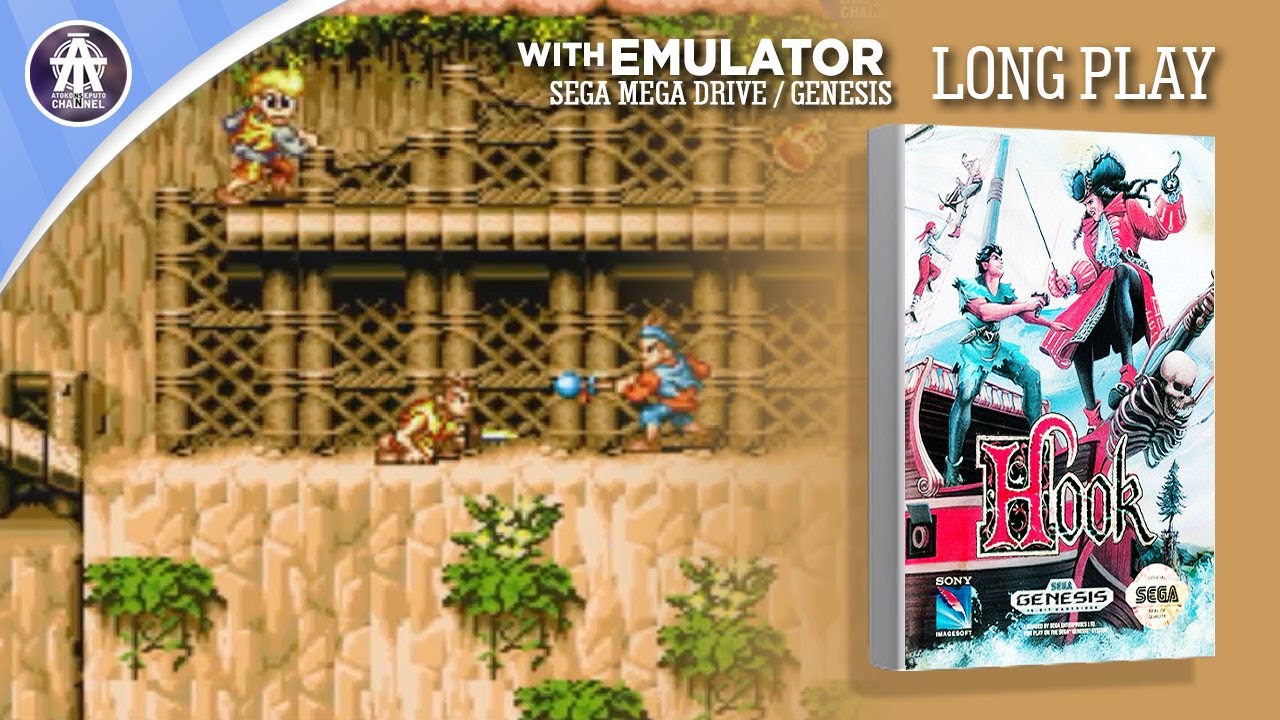 HOOK LONG PLAY | GAMEPLAY | SEGA GENESIS | SEGA MEGA DRIVE