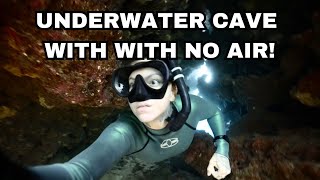 Holding My Breath In Underwater Caves!