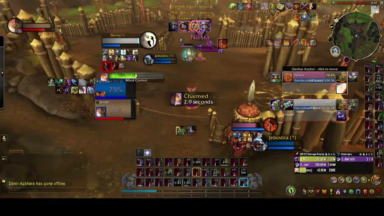 2k+ Arms Warrior/Resto Sham Arenas Pure PVP 2v2 Hype