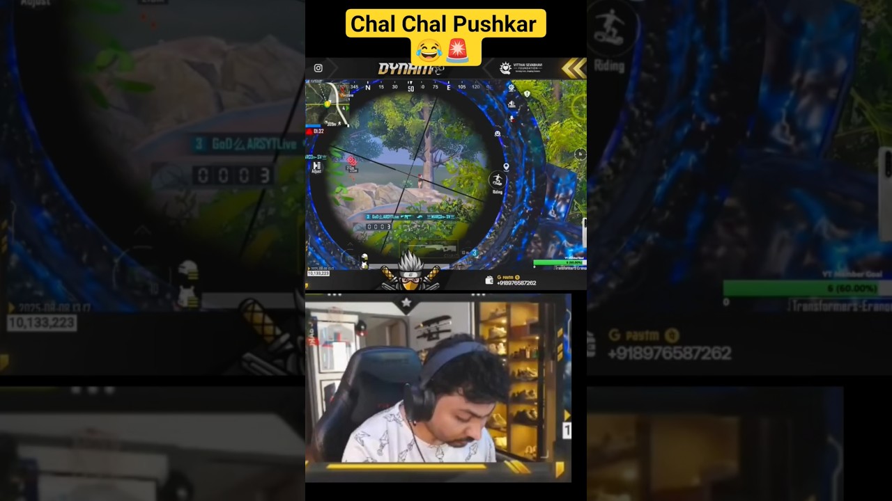 chal chal pushkar😂🚨 | patt se headshot 