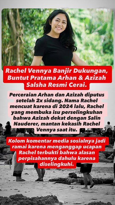 Rachel Vennya Banjir Dukungan Setelah Pratama Arhan & Azizah Salsha Cerai #beritaviral #rachelvenya