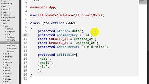 model migration | laravel project bangla _05(A)