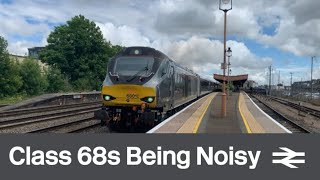Class 68s Being Noisy Compilation | Class 68 Thrash