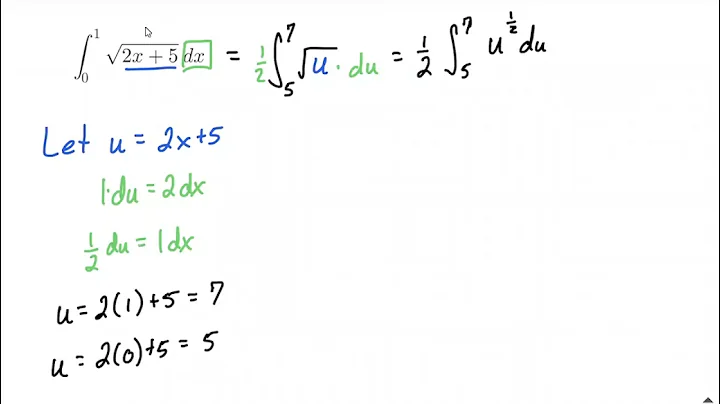 u substitution method evaluate definite integral involving a square root (sqrt) calculus