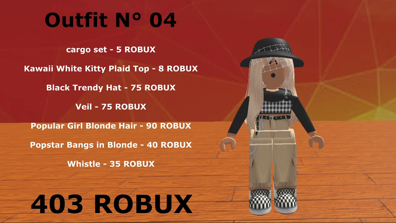 Với Roblox Outfits 2024, bạn sẽ có cơ hội trải nghiệm trọn vẹn thế giới game với hàng loạt bộ trang phục thời trang và độc đáo. Tạo dựng cho mình một hình ảnh mới và ấn tượng đi cùng những bộ trang phục đầy màu sắc và phong cách từ Roblox Outfits