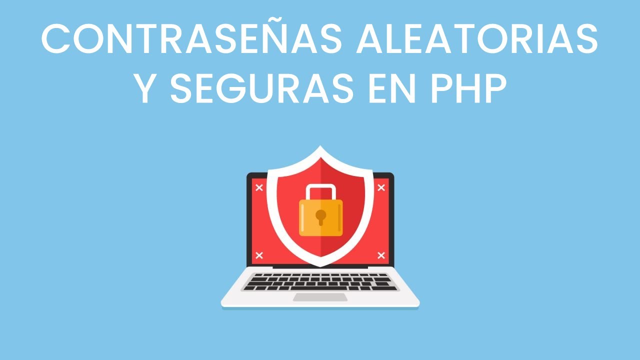 Tutorial generar contrase a aleatoria segura random password php youtube