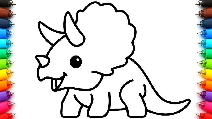 Dibujos Faciles de Dinosaurios | Como Dibujar un Dinosaurio para Niños? Colorear Dibujos para Pintar - YouTube dibujos-faciles-de-dinosaurios-como-dibujar-un-dinosaurio-para-ni-os-colorear-dibujos-para-pintar-youtube