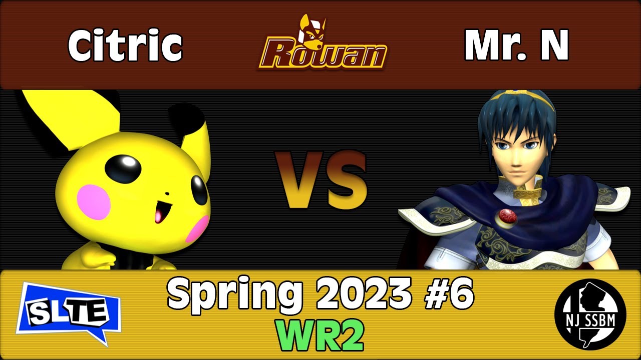 Rowan Spring 2023 #6: Citric (Pichu) Vs. Mr. N (Marth) - WR2