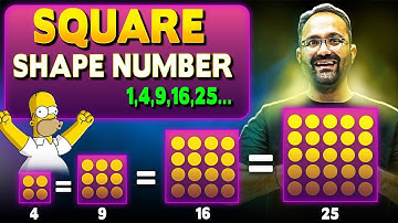 The Magic of Square Numbers 🔢 | 1, 4, 9, 16, 25 | Maths Made Easy!