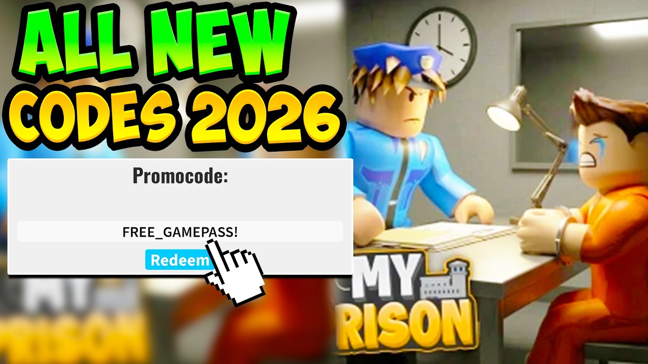ALL WORKING MY PRISON CODES ROBLOX All New My Prison Codes 2026 