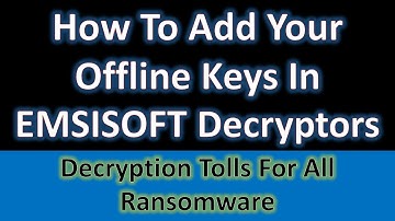 FREE Decryptor Tools For Ransomware File
