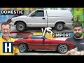 Build & Battle: Import vs Domestic, Mazda RX-7 vs Chevy S10 in a Drag Racing Faceoff EP.1