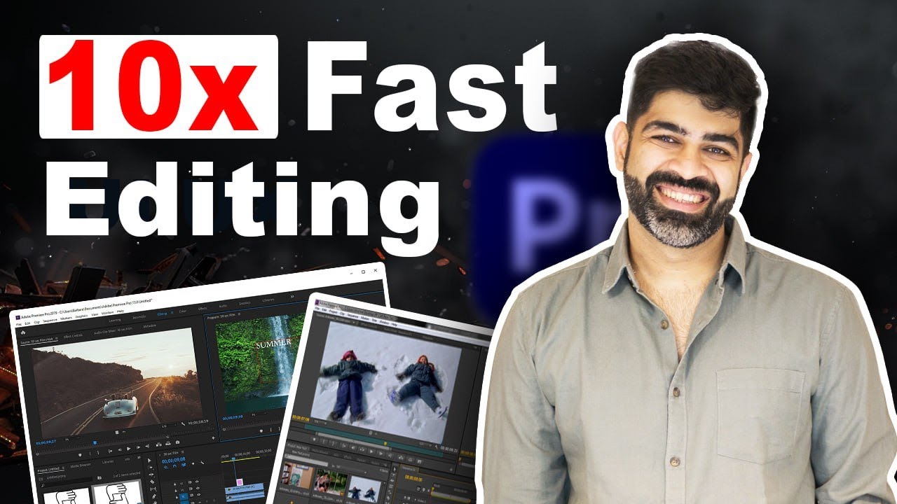10x FASTER editing with these SHORTCUTS in Adobe Premiere Pro - YouTube
