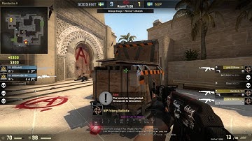 Friberg VAC shot at 1:10 | NIP vs Godsent | DreamHack ZOWIE Open Summer 2016