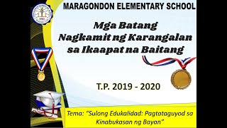 Grade 4 Recognition SY 2019-202