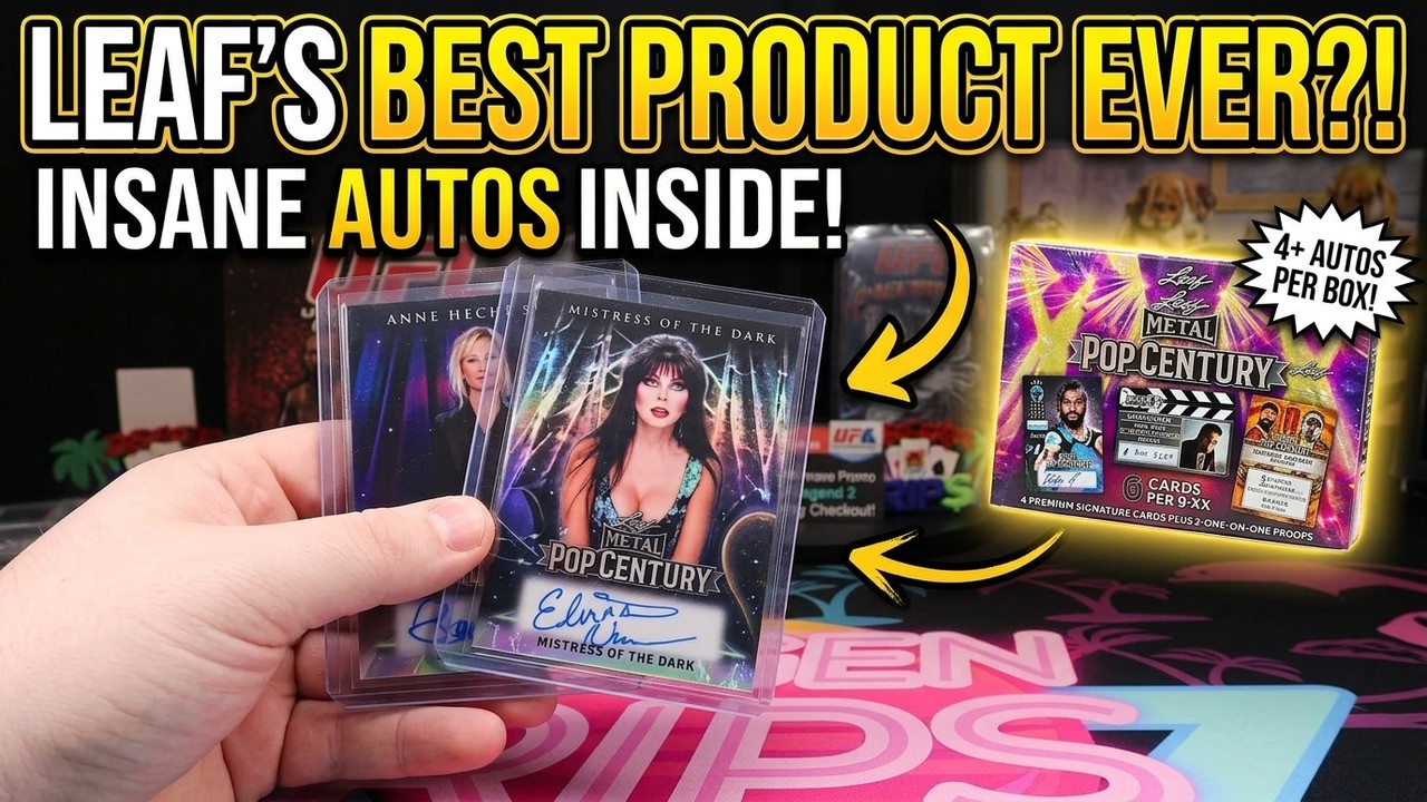LOADED with Celebrity Autos! 2026 Leaf Pop Century Hobby Box
