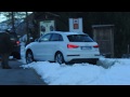 Audi Q3 4X4 impantanata nella neve