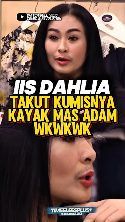 Iis Dahlia is afraid that his mustache is like Mas Adam's‼️ #iisdahlia #trending #dangdut #podcas...