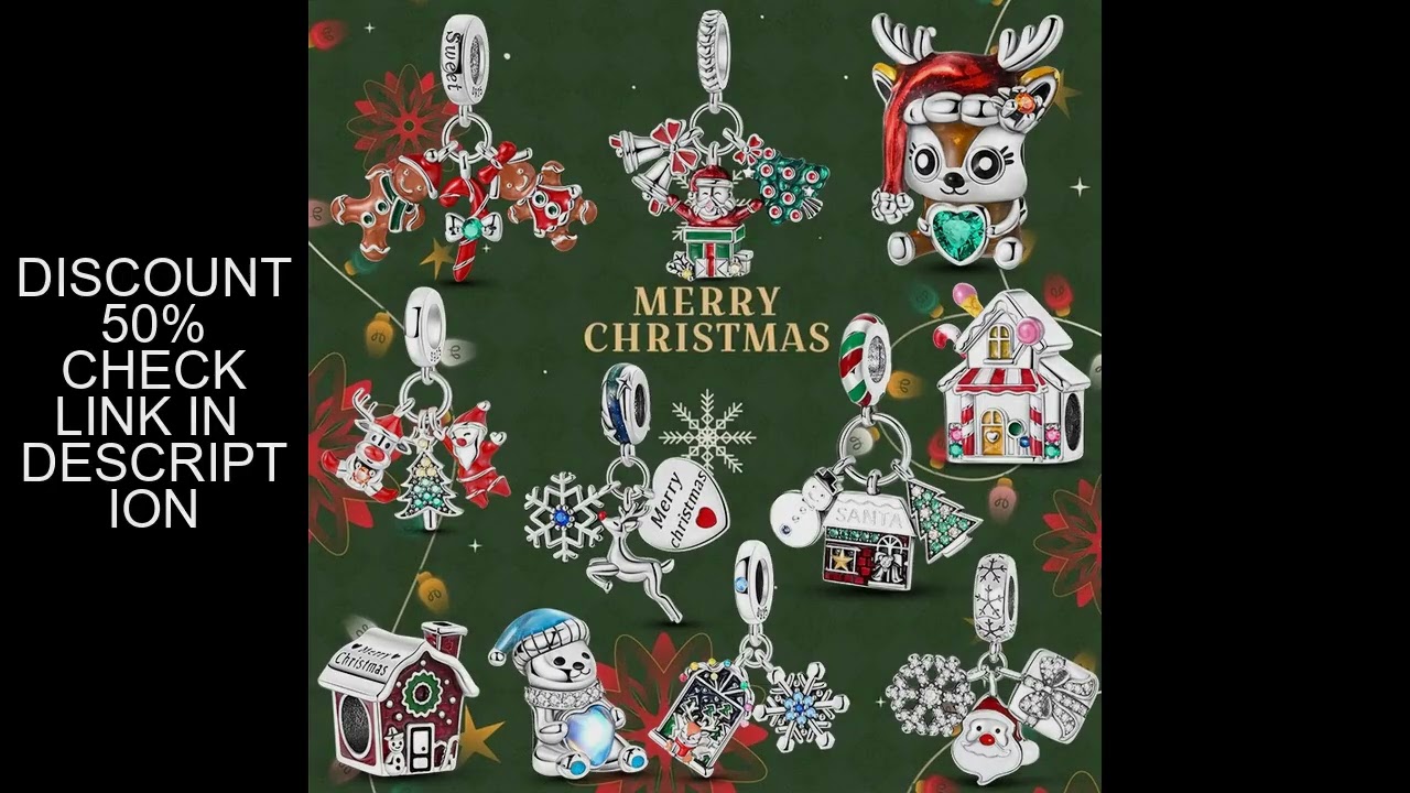 Fit Original Bangle Bracelet Winter Charms 925 Sterling Silver Red Wine Christmas Charm Beads Pendan