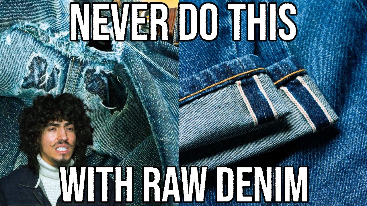 НИКОГДА НЕ ДЕЛАЙТЕ ЭТОГО С ДЖИНСАМИ ИЗ НЕОБРАБОТАННОЙ КАМНИ!