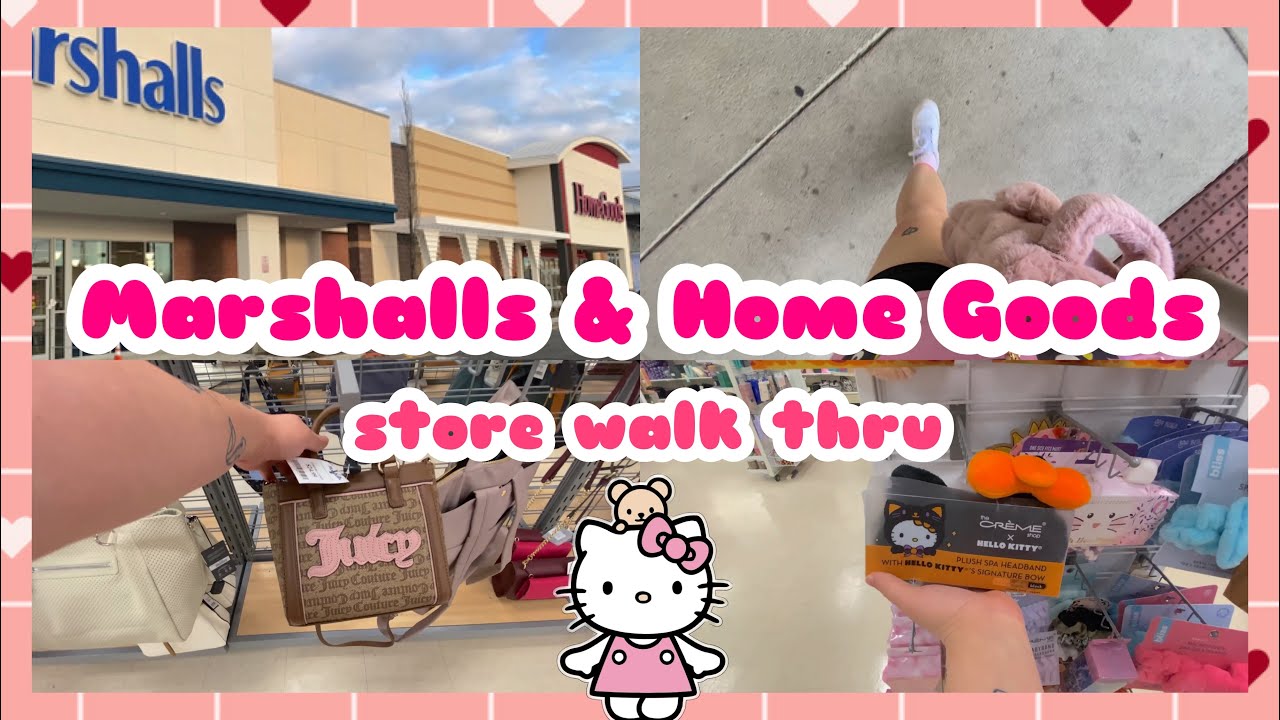Marshalls &amp; Home Goods Store Walk Through! 🎀🩷 - YouTube