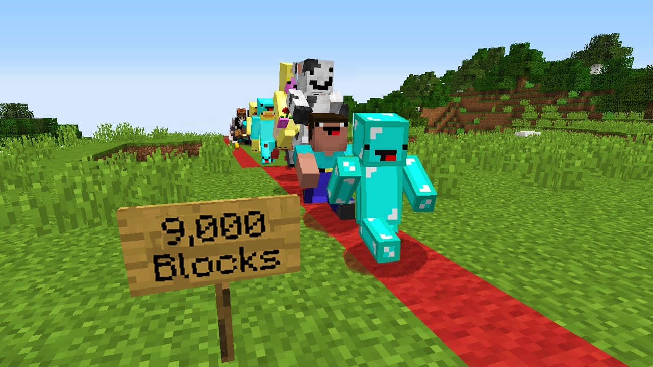I Made 100 Kids Run 10,000 Blocks