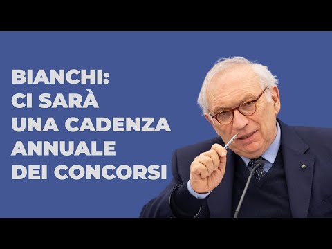 Concorsi scuola, Bianchi: “I nostri ragazzi sappiano che ci sarà una cadenza annuale”