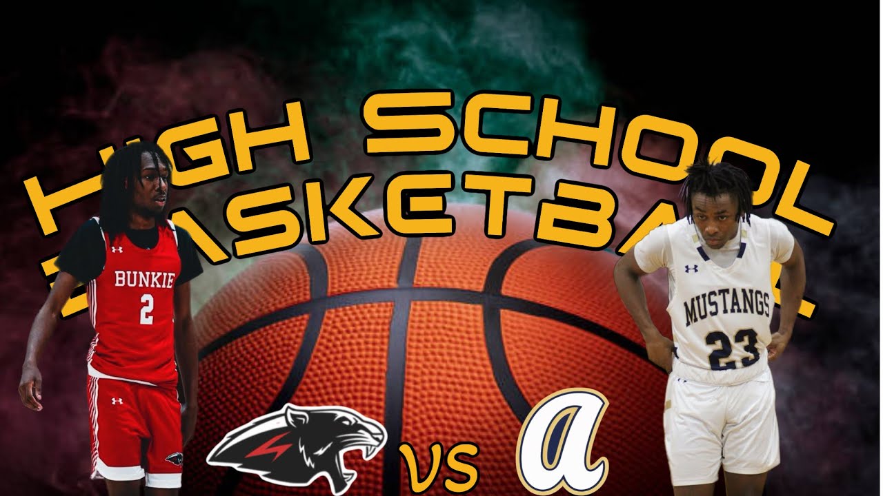 High School Basketball  Bunkie Panthers vs Avoyelles Mustangs