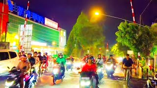 Suasana Malam Kota Kediri - Rute Baluwerti sampai RS DKT Semampir