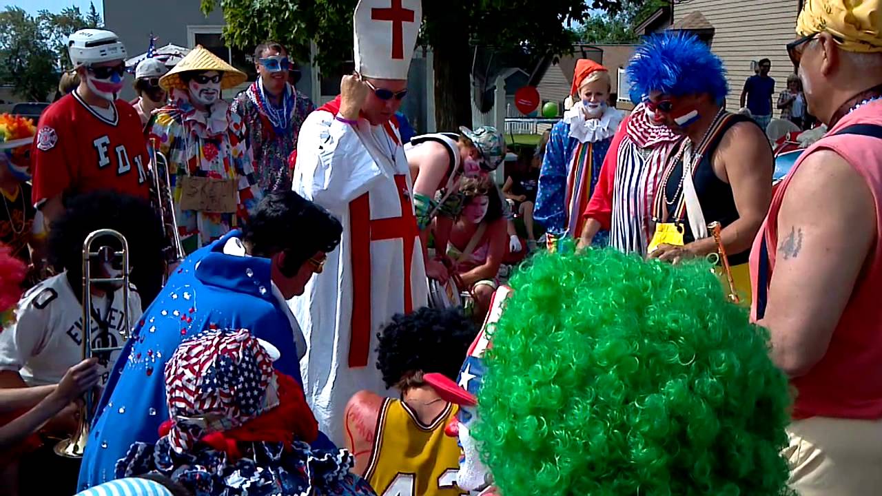 Eveleth Clown Band Pre Eveleth parade speech YouTube