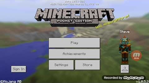 MCPE: 1.0.5.3 is out command block new commands